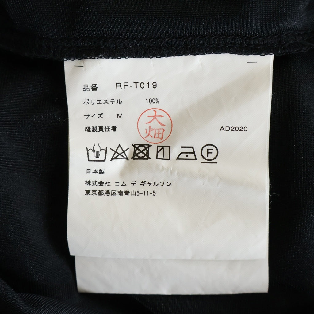 COMME des GARCONS COMME des GARCONS(コムデギャルソンコムデギャルソン) クルーネック シースルー 長袖Tシャツ カットソー ブラック RF-T019 レディース