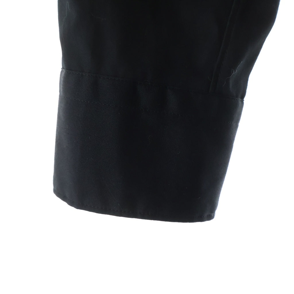 COMME des GARCONS(コムデギャルソン) 18AW ロング丈 フリル付き 長袖シャツ ブラック レディース GC-B008