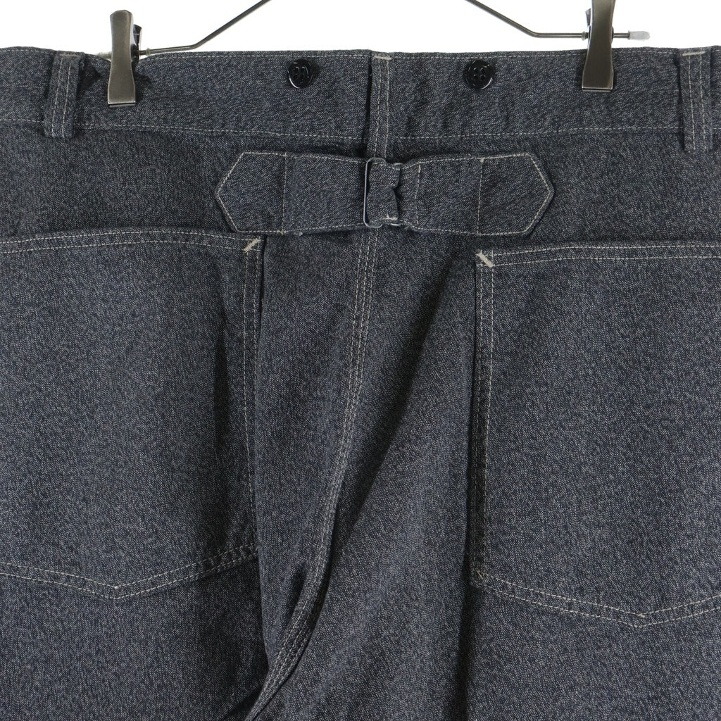 RRL(ダブルアールエル) 90S ブラック シャンブレー ボタンフライ パンツ