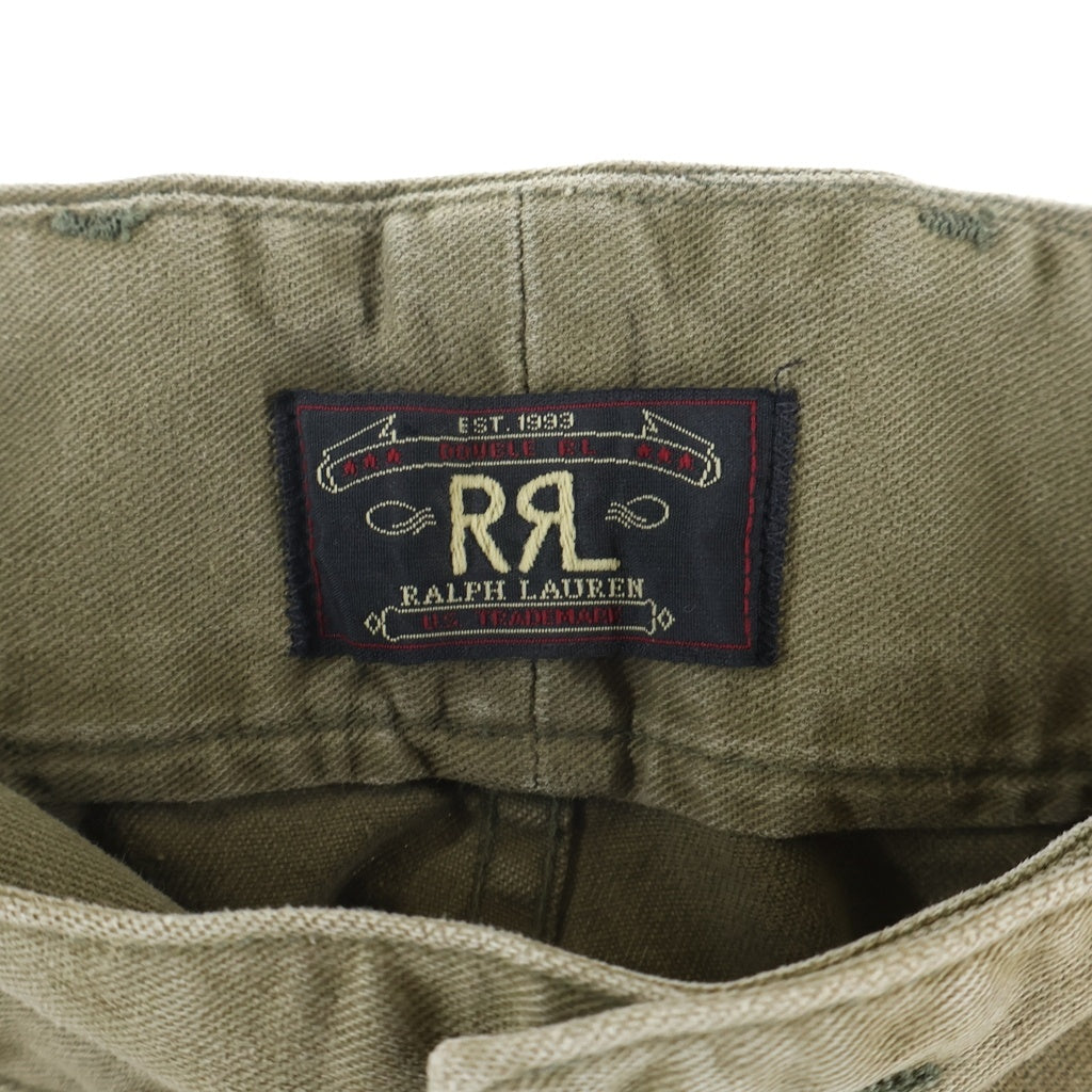 RRL(ダブルアールエル) 90S M-47 ボタンフライ カーゴパンツ カーキ