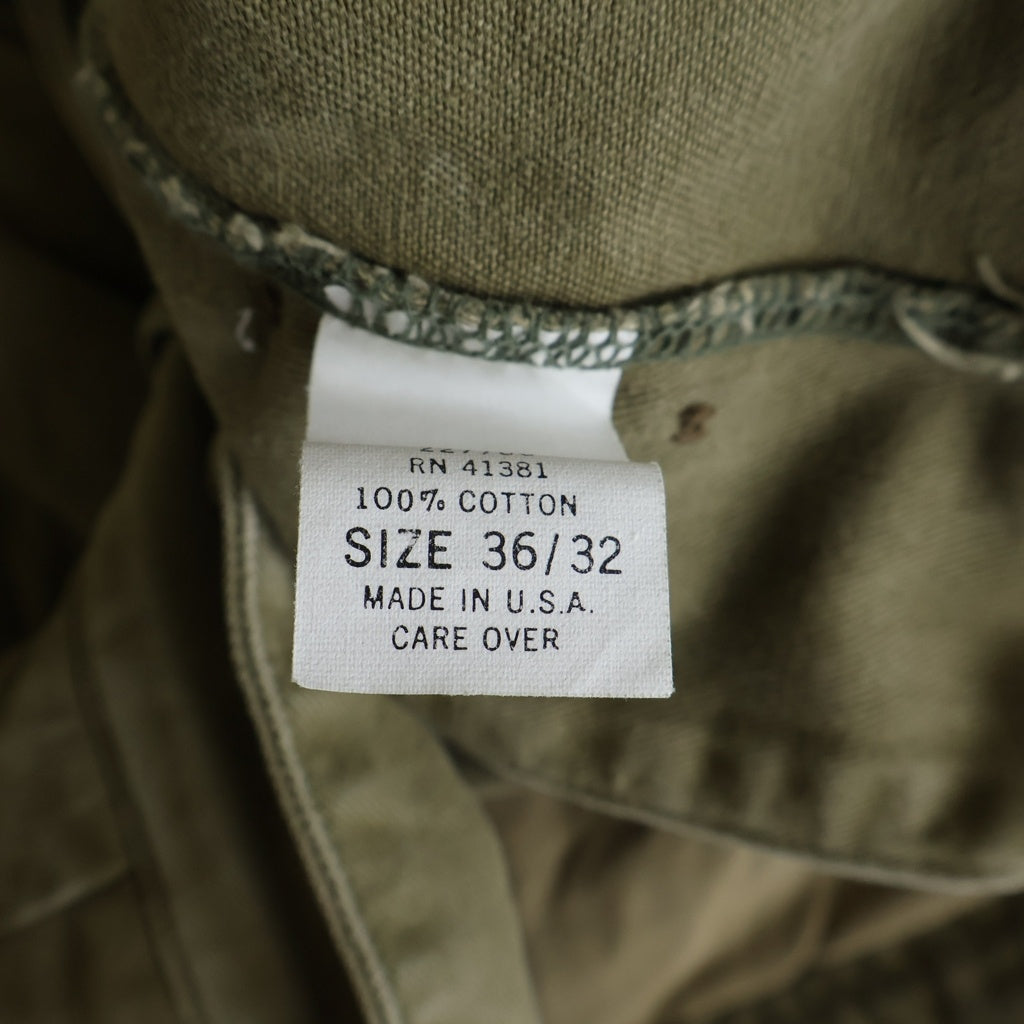 RRL(ダブルアールエル) 90S M-47 ボタンフライ カーゴパンツ カーキ