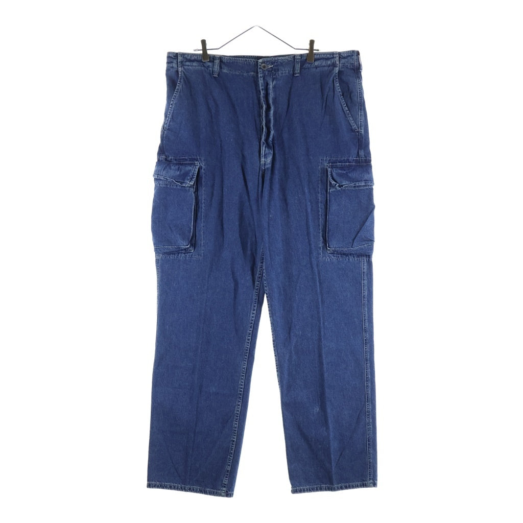 RRL(ダブルアールエル) 90S デニム カーゴパンツ ライトブルー
