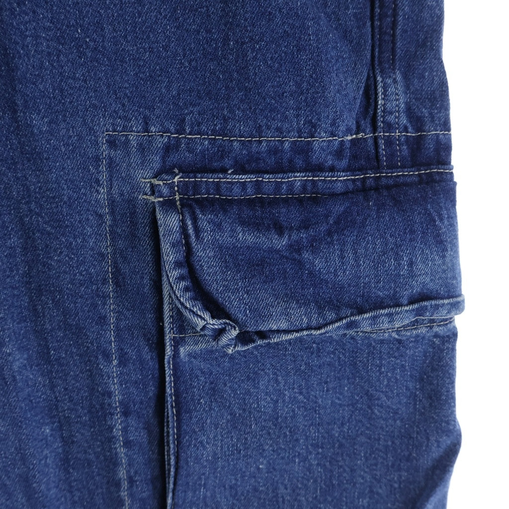 RRL(ダブルアールエル) 90S デニム カーゴパンツ ライトブルー