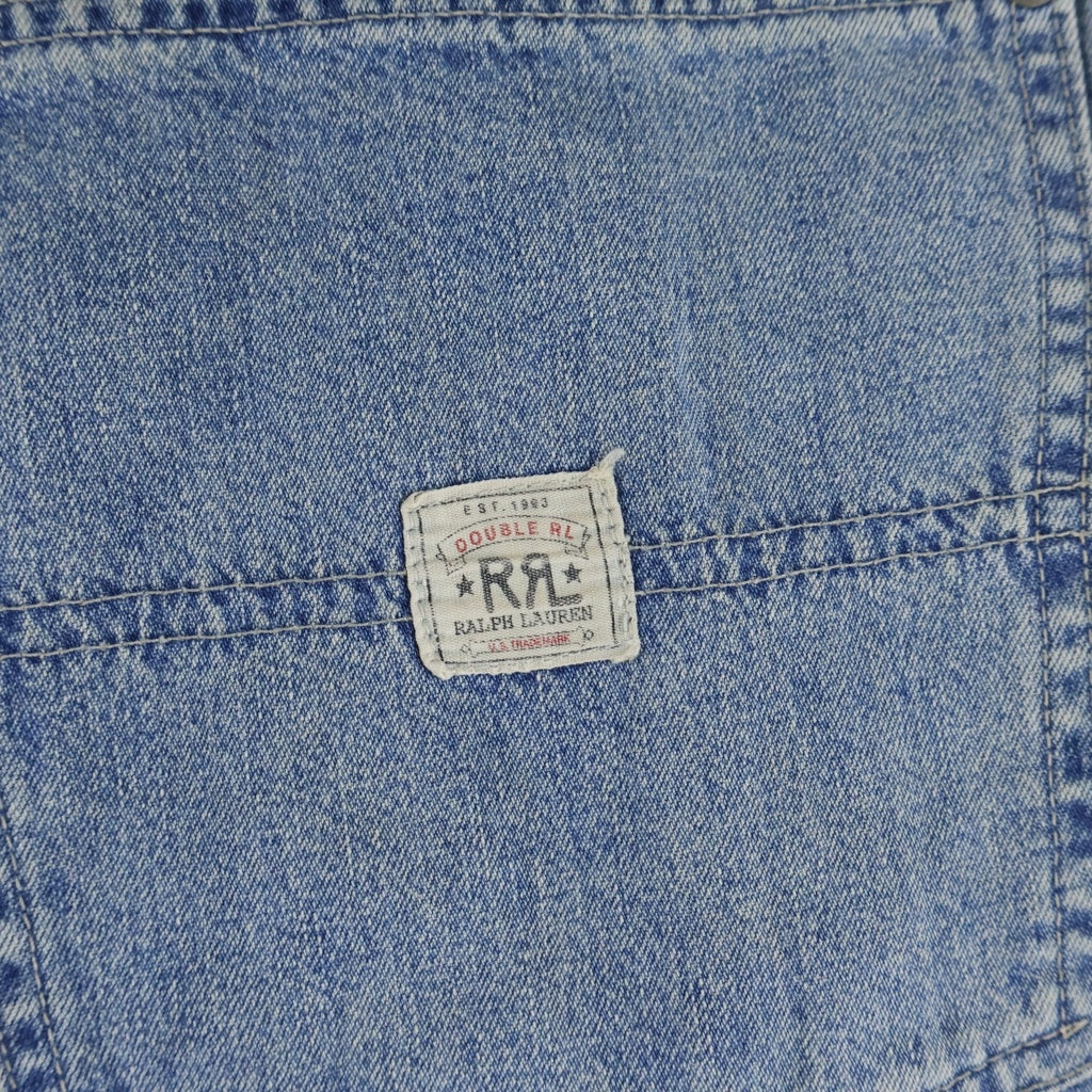 RRL(ダブルアールエル) 90S 三ツ星タグ ボタンフライ ペインター デニムパンツ ライトブルー