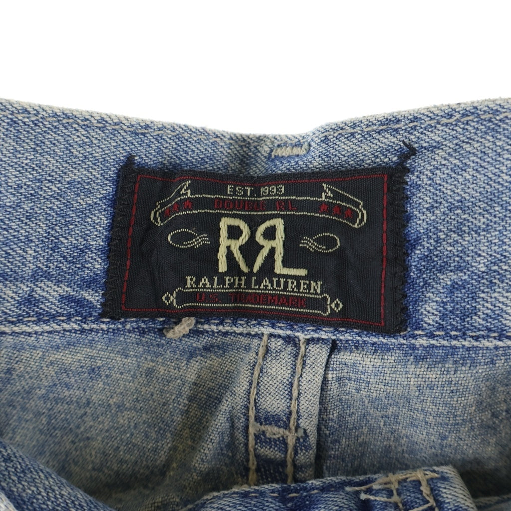 RRL(ダブルアールエル) 90S 三ツ星タグ ボタンフライ ペインター デニムパンツ ライトブルー