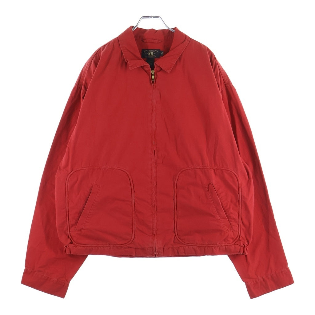 RRL(ダブルアールエル) 90S 三ツ星タグ スイングトップ ジップアップ ジャケット レッド