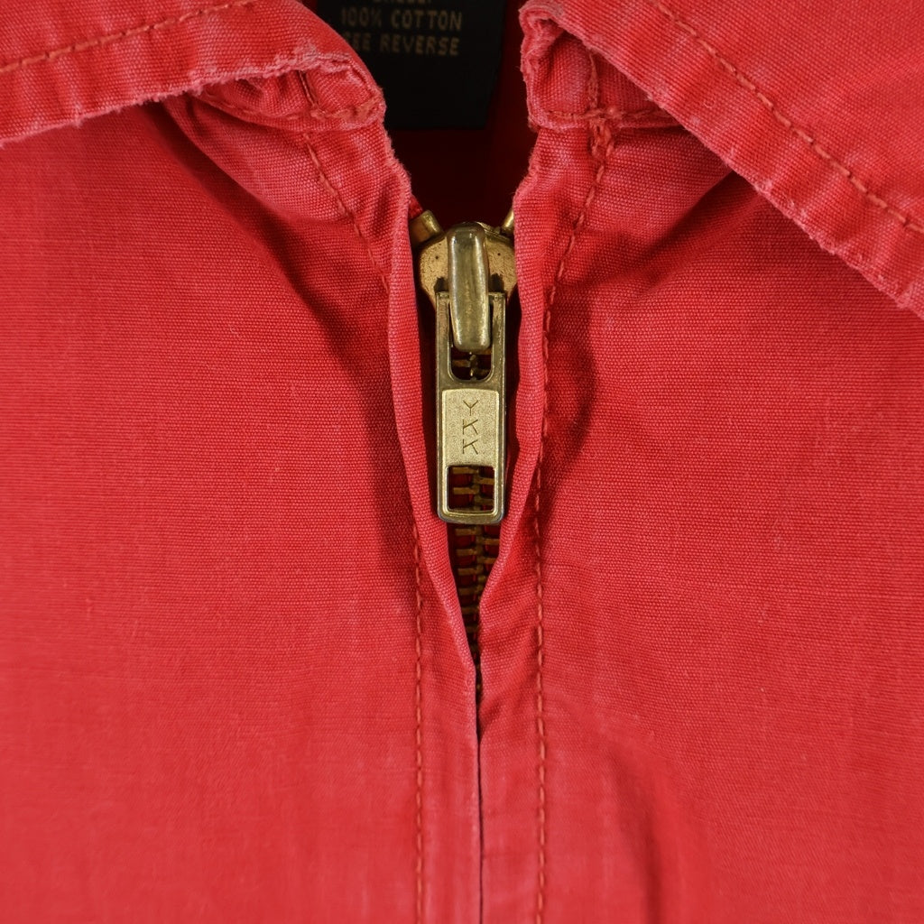 RRL(ダブルアールエル) 90S 三ツ星タグ スイングトップ ジップアップ ジャケット レッド