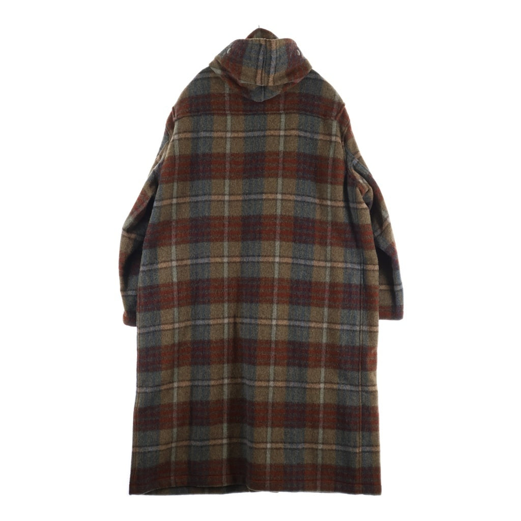 POLO RALPH LAUREN(ポロラルフローレン) 90S チェック柄 ダッフルコート マルチ