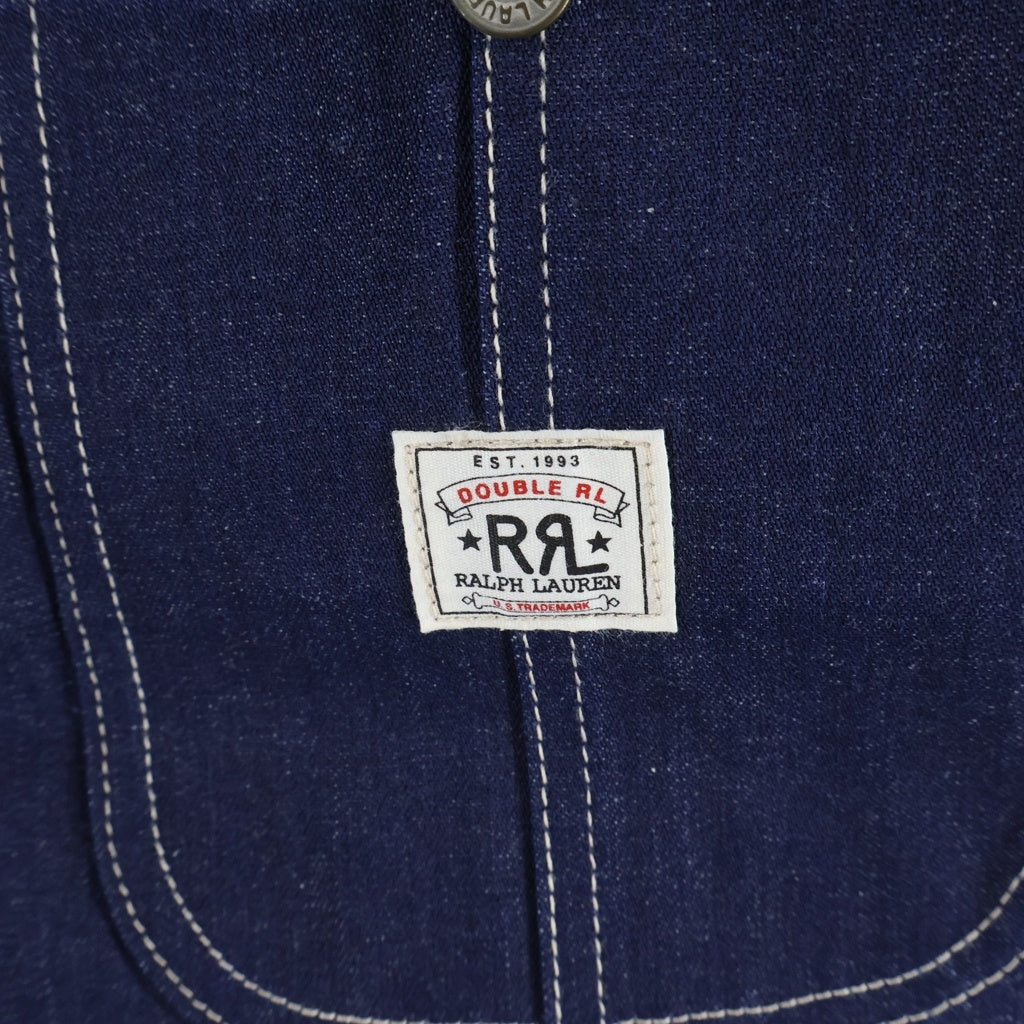 RRL(ダブルアールエル) 90S 三ツ星タグ デニム カバーオール インディゴ