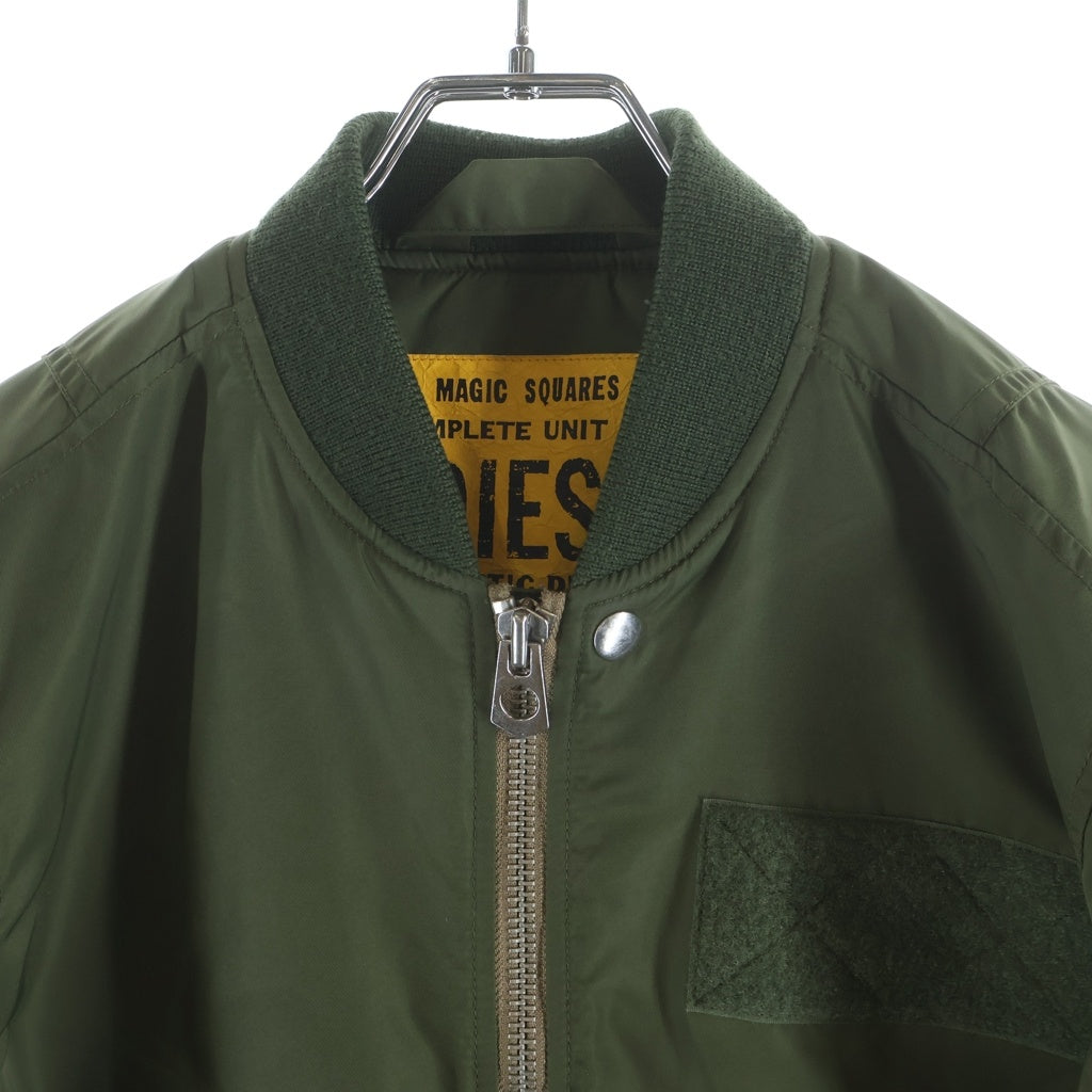 DIESEL(ディーゼル) J-TANKER 中綿入り MA-1 ジップアップ フライトジャケット カーキ 00SV4Q