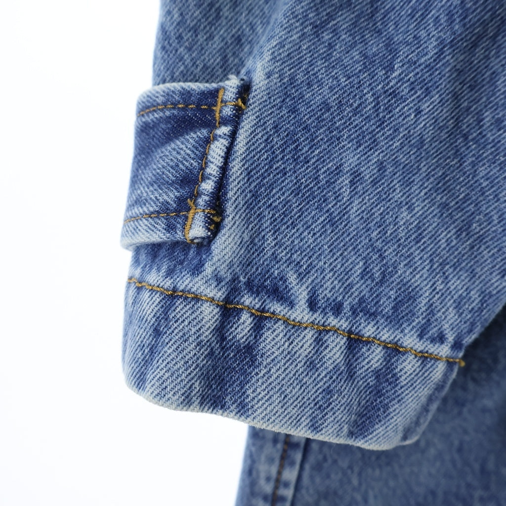 DIESEL(ディーゼル) D-DELIRIO ダブルブレスト デニムロングコート ライトブルー A03873