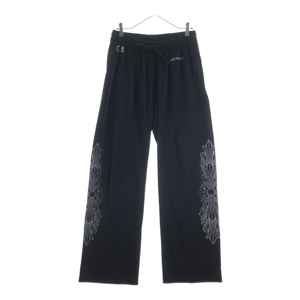 CHROME HEARTS(クロムハーツ) MESH VARSITY PANTS CHプリント メッシュ ロングパンツ ブラック