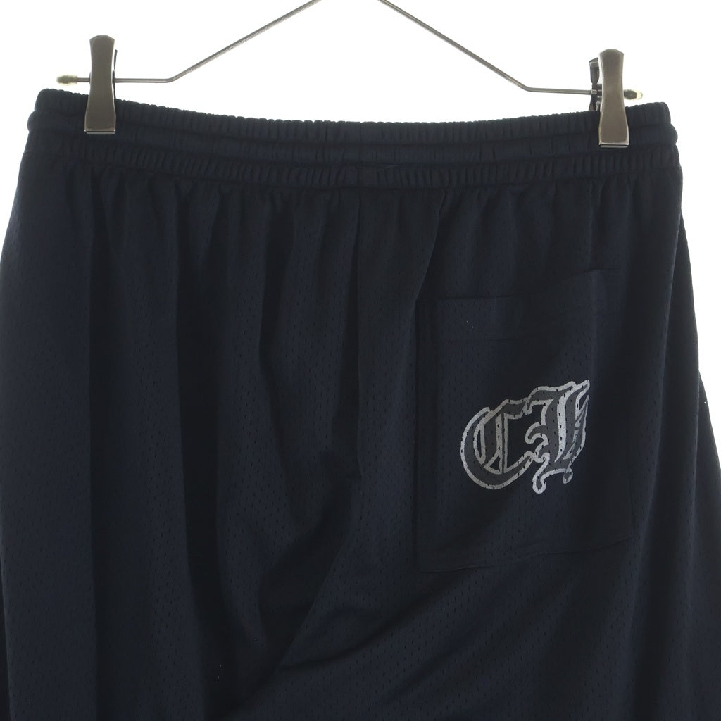 CHROME HEARTS(クロムハーツ) MESH VARSITY PANTS CHプリント メッシュ ロングパンツ ブラック