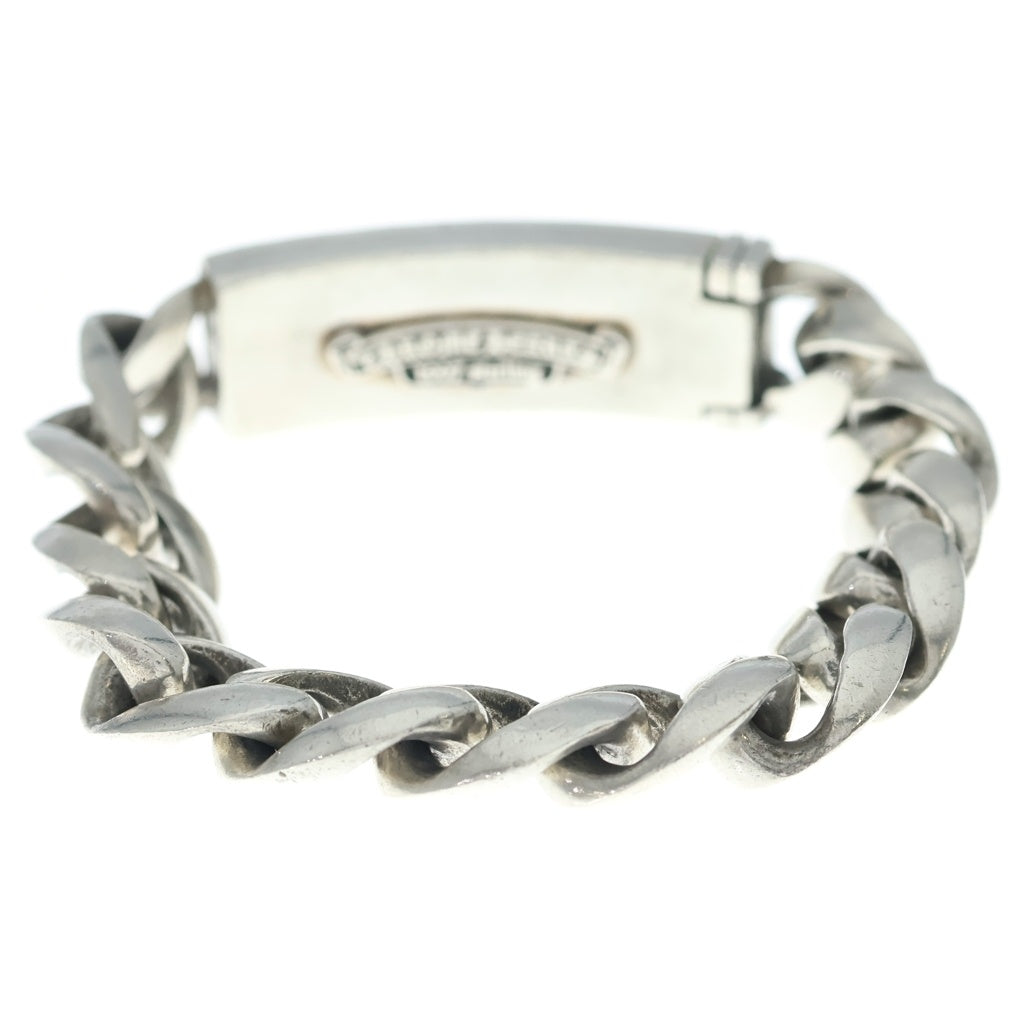 CHROME HEARTS(クロムハーツ) ID FLORAL CRS フローラルクロスIDクラシックリンク ブレスレット 13LINK シルバー BCA164