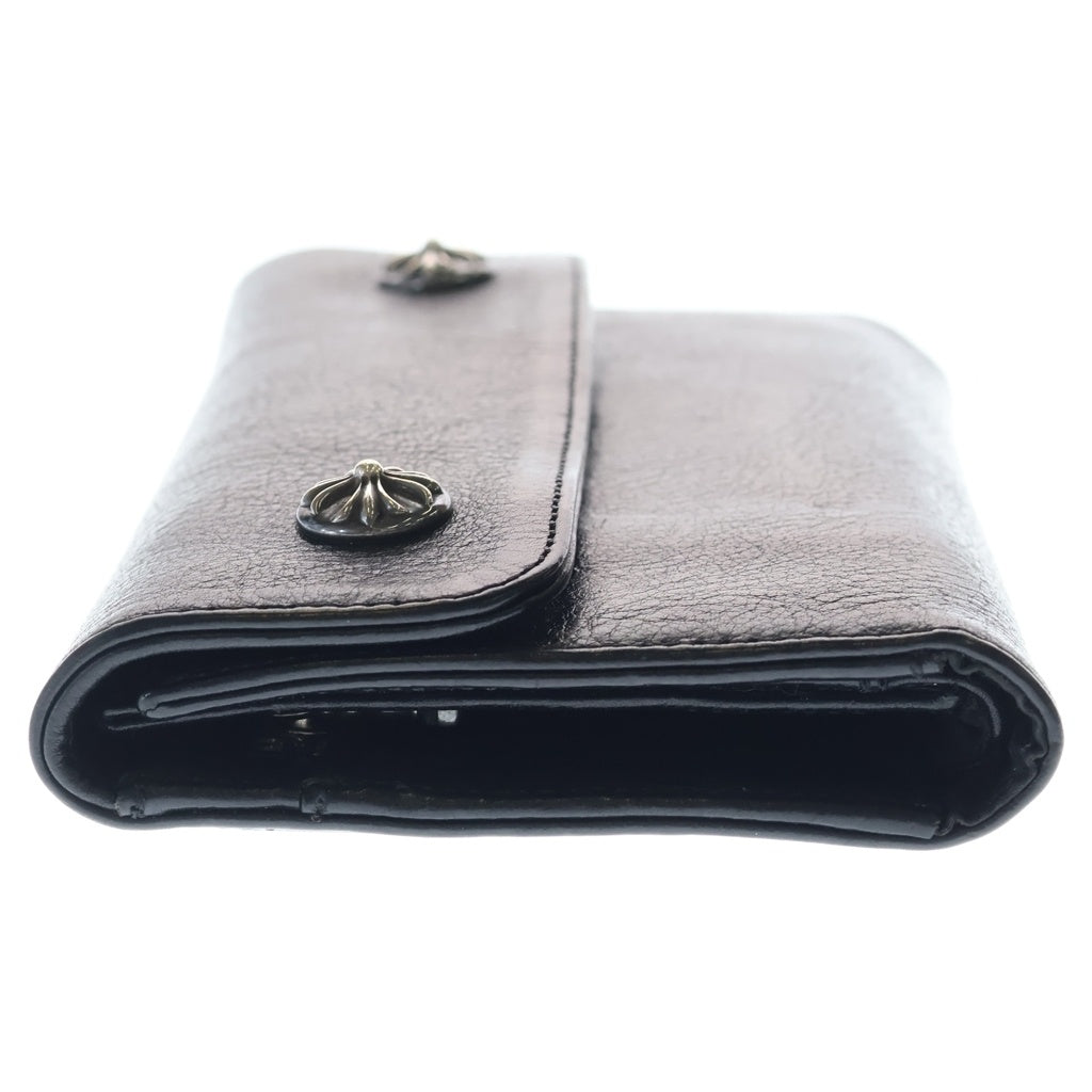 CHROME HEARTS(クロムハーツ) WAVE ウェーブ レザーウォレット 財布 ブラック