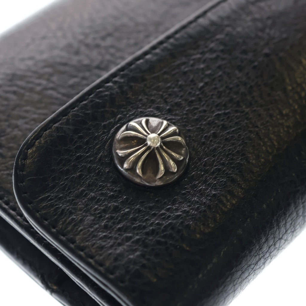 CHROME HEARTS(クロムハーツ) WAVE ウェーブ レザーウォレット 財布 ブラック