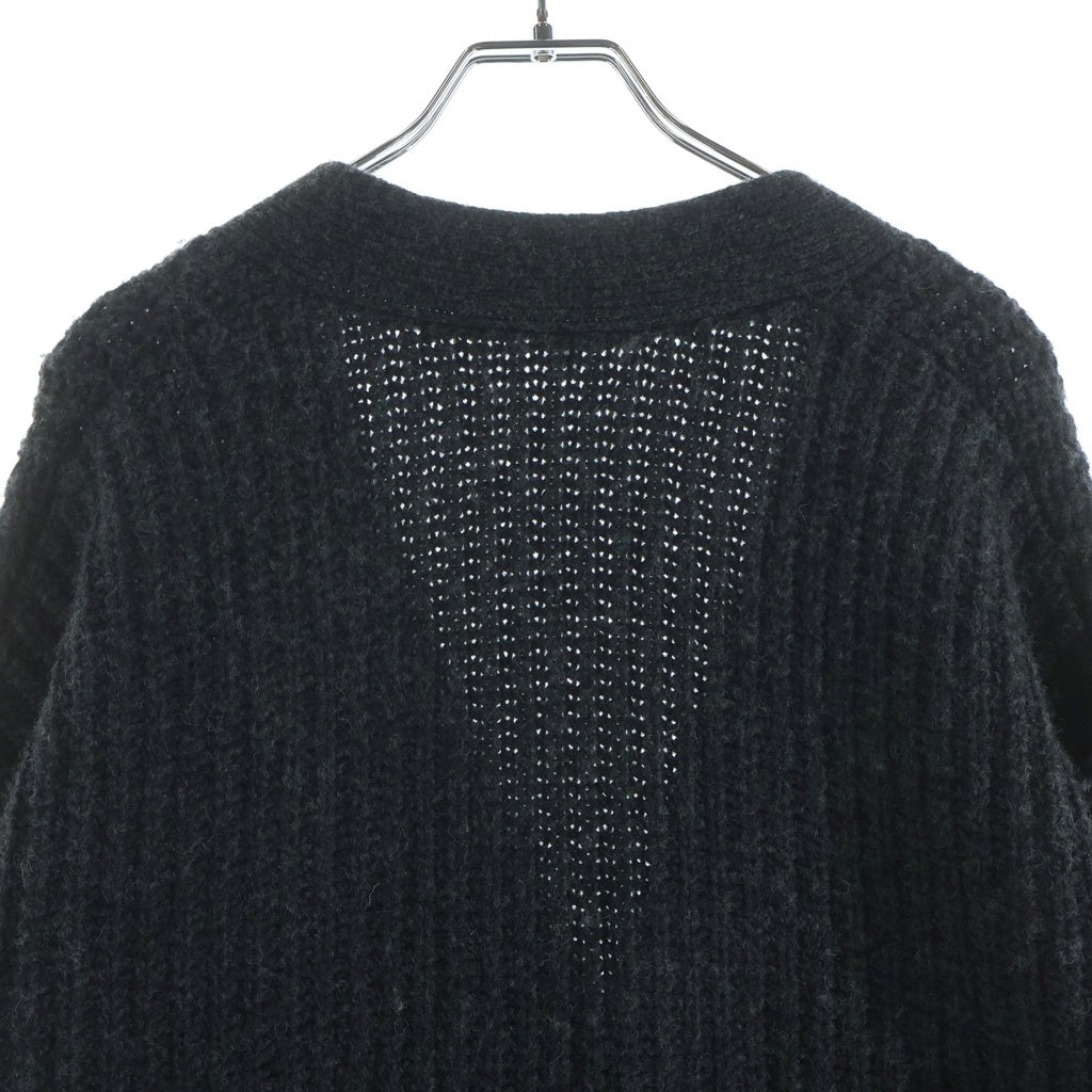 KENZO(ケンゾー) 袖 英字 ロゴ ニットカーディガン グレー F965CA1003LE