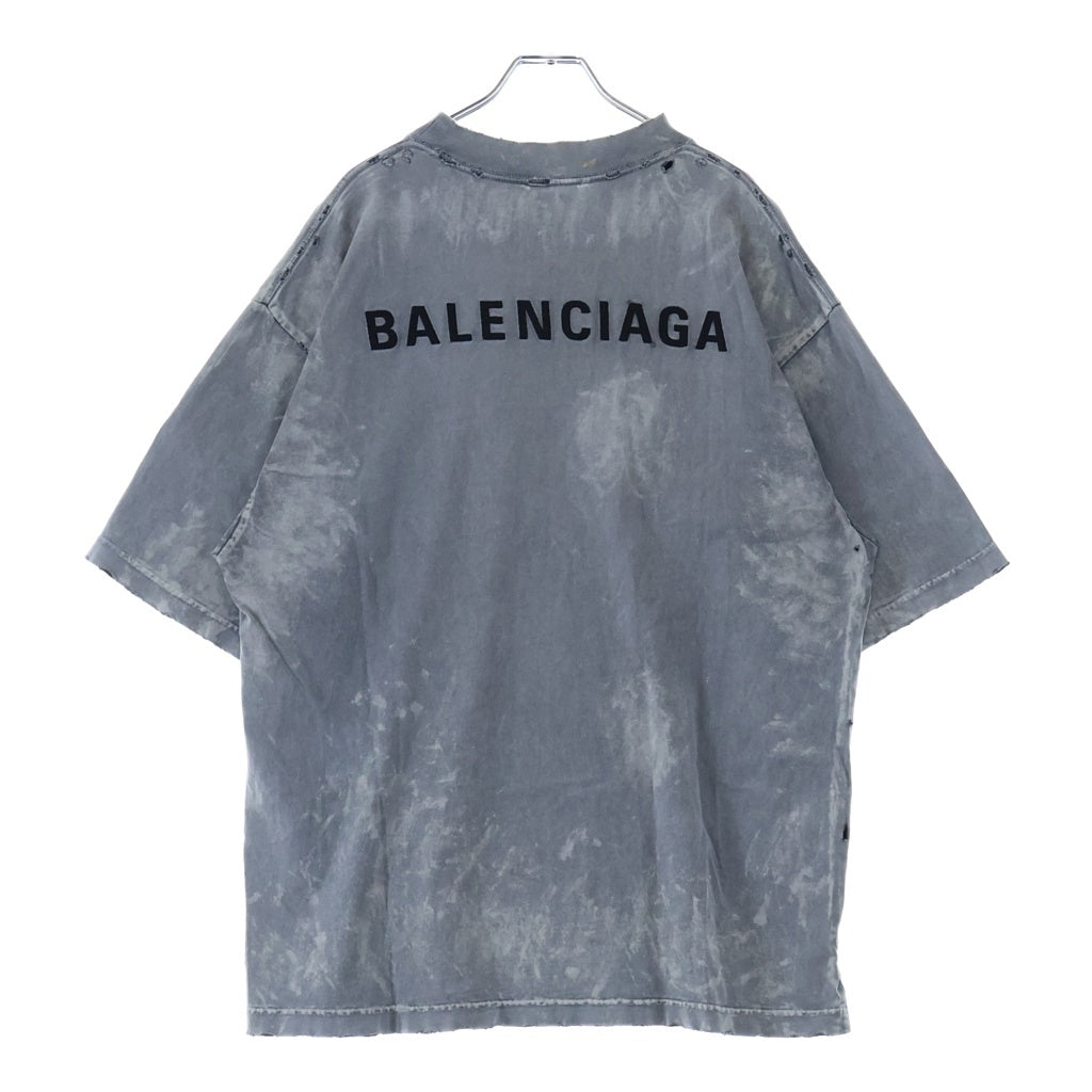 BALENCIAGA(バレンシアガ) MEDIUM FIT TEE ミディアムフィットTシャツ クルーネック 半袖Tシャツ カットソー グレー 764235 TRVI8
