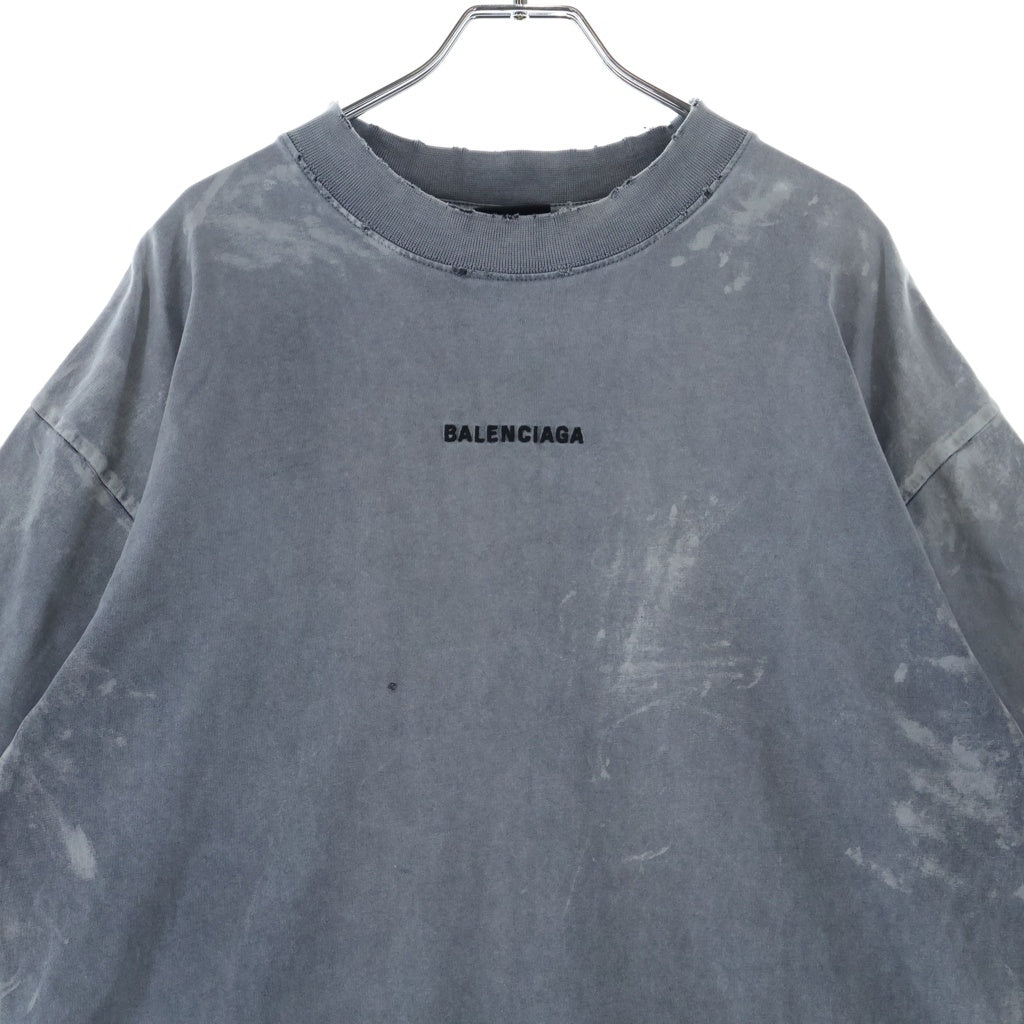 BALENCIAGA(バレンシアガ) MEDIUM FIT TEE ミディアムフィットTシャツ クルーネック 半袖Tシャツ カットソー グレー 764235 TRVI8