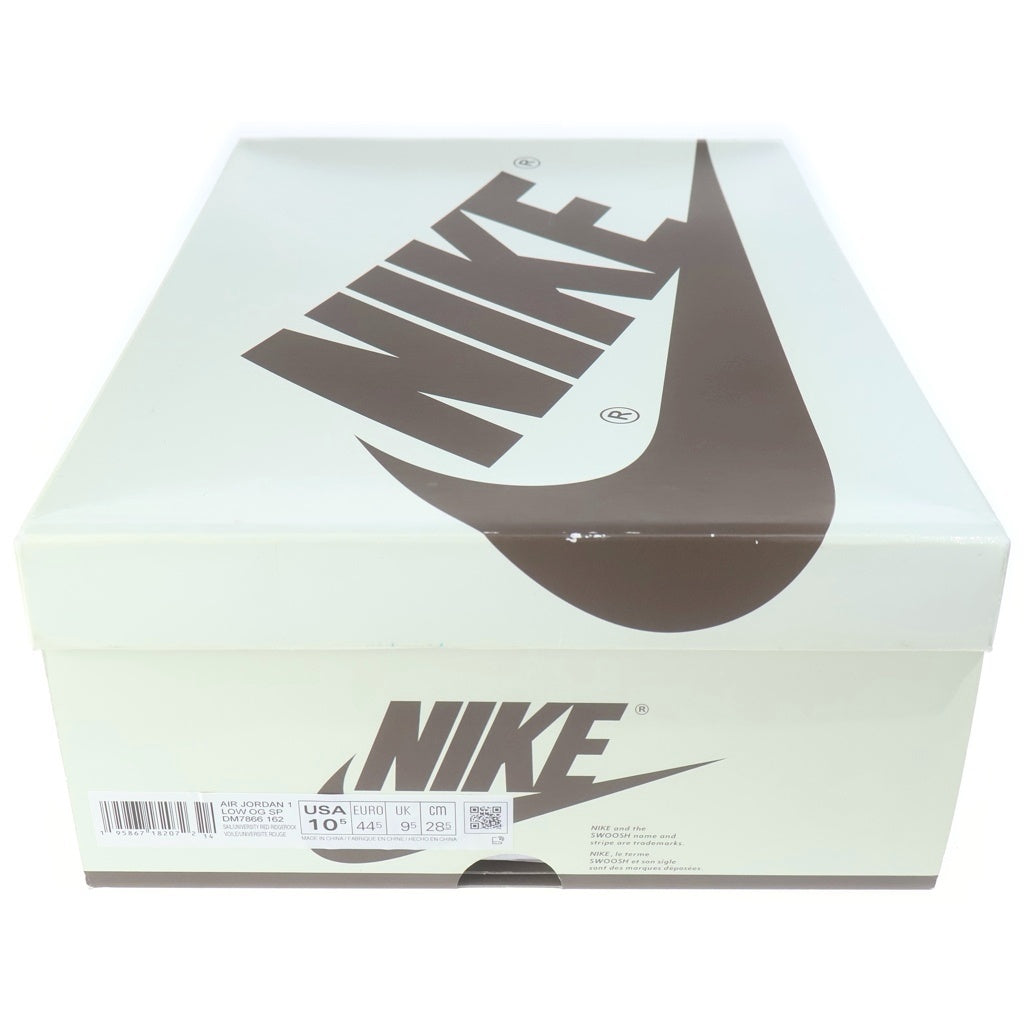 NIKE(ナイキ) ×TRAVIS SCOTT AIR JORDAN 1 LOW OG SP REVERSE MOCHA/SAIL AND RIDGEROCK エアジョーダン1 ローカットスニーカー US10.5/28.5cm DM7866-162
