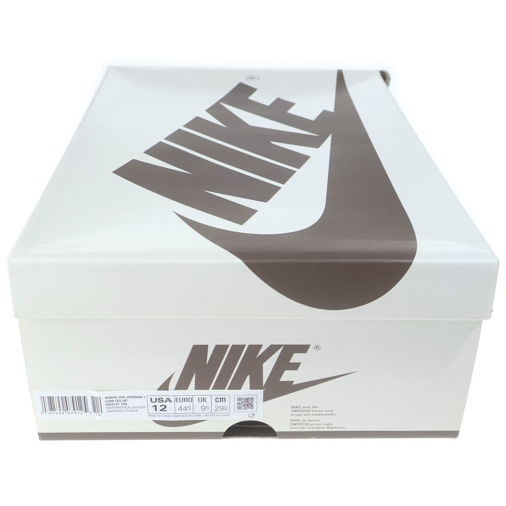 NIKE(ナイキ) ×TRAVIS SCOTT WMNS AIR JORDAN 1 RETRO LOW OG Canary トラヴィススコット ウィメンズ エアジョーダン1 ローカットスニーカー イエロー US12.5/29cm DZ4137-700