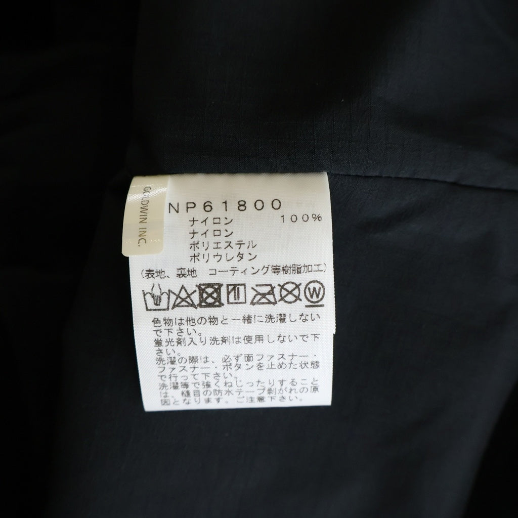THE NORTH FACE(ザノースフェイス) MOUNTAIN JACKET ロゴ刺繍 ナイロンマウンテンジャケット ブラック NP61800