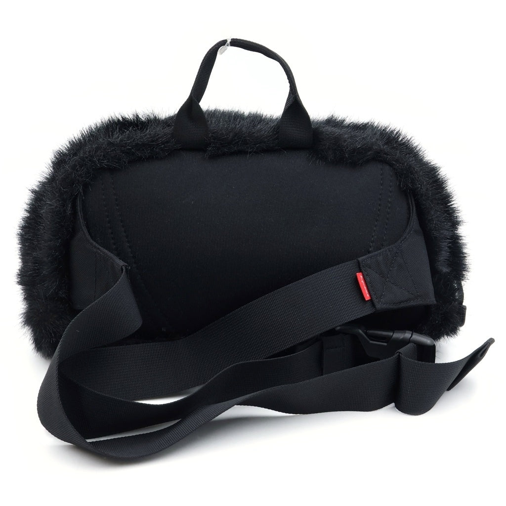 SUPREME(シュプリーム) 20AW xThe North Face Faux Fur Waist Bag xザノースフェイス フェイク ファー ウエスト バッグ ブラック NF0A5G87