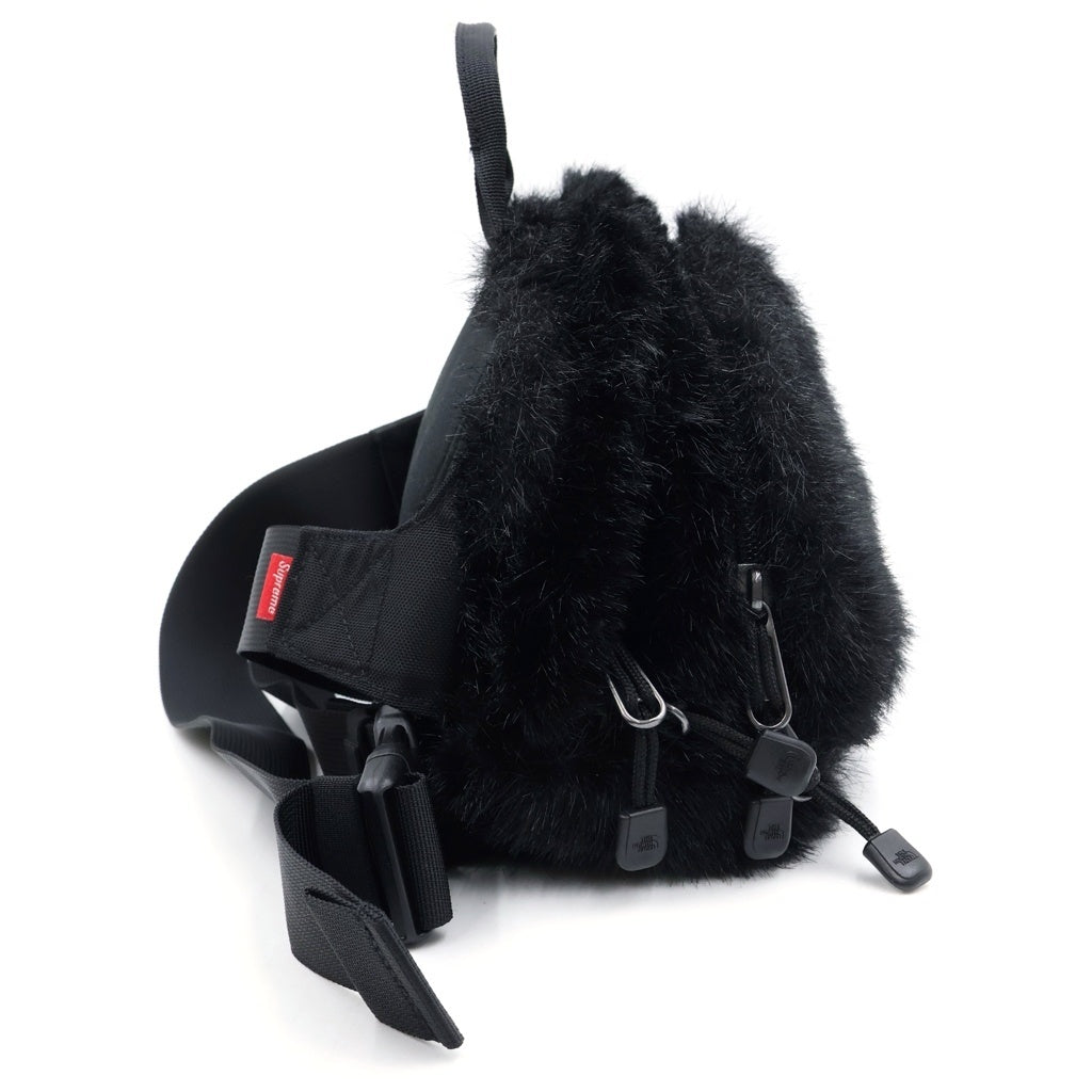SUPREME(シュプリーム) 20AW xThe North Face Faux Fur Waist Bag xザノースフェイス フェイク ファー ウエスト バッグ ブラック NF0A5G87