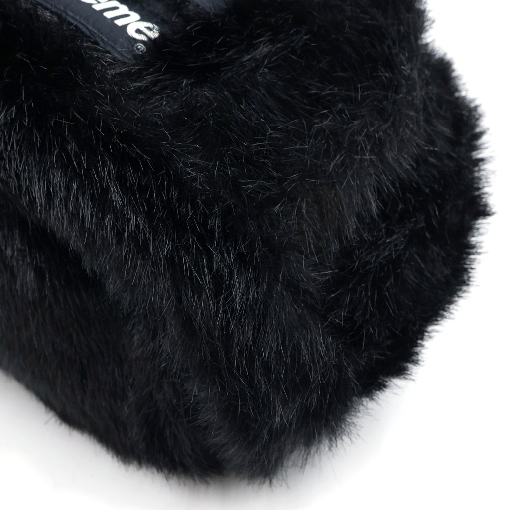 SUPREME(シュプリーム) 20AW xThe North Face Faux Fur Waist Bag xザノースフェイス フェイク ファー ウエスト バッグ ブラック NF0A5G87