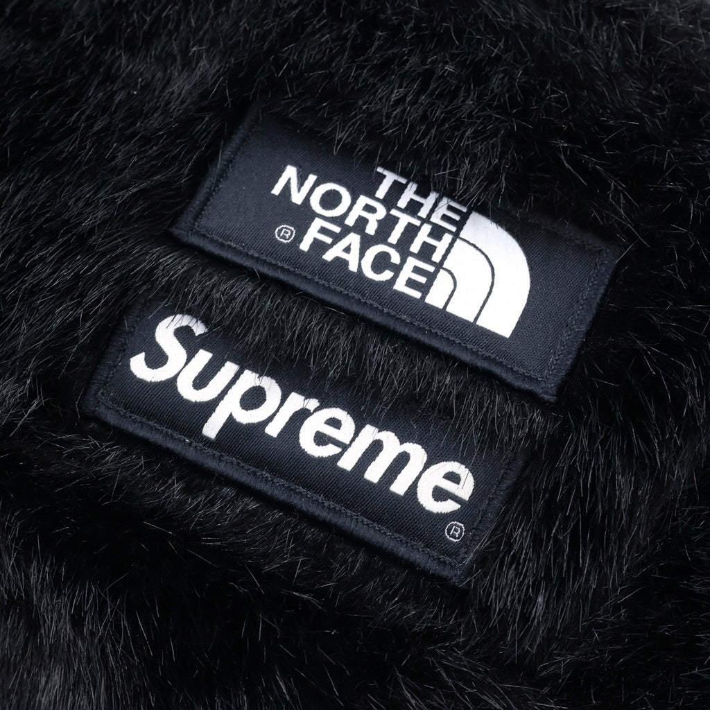 SUPREME(シュプリーム) 20AW xThe North Face Faux Fur Waist Bag xザノースフェイス フェイク ファー ウエスト バッグ ブラック NF0A5G87
