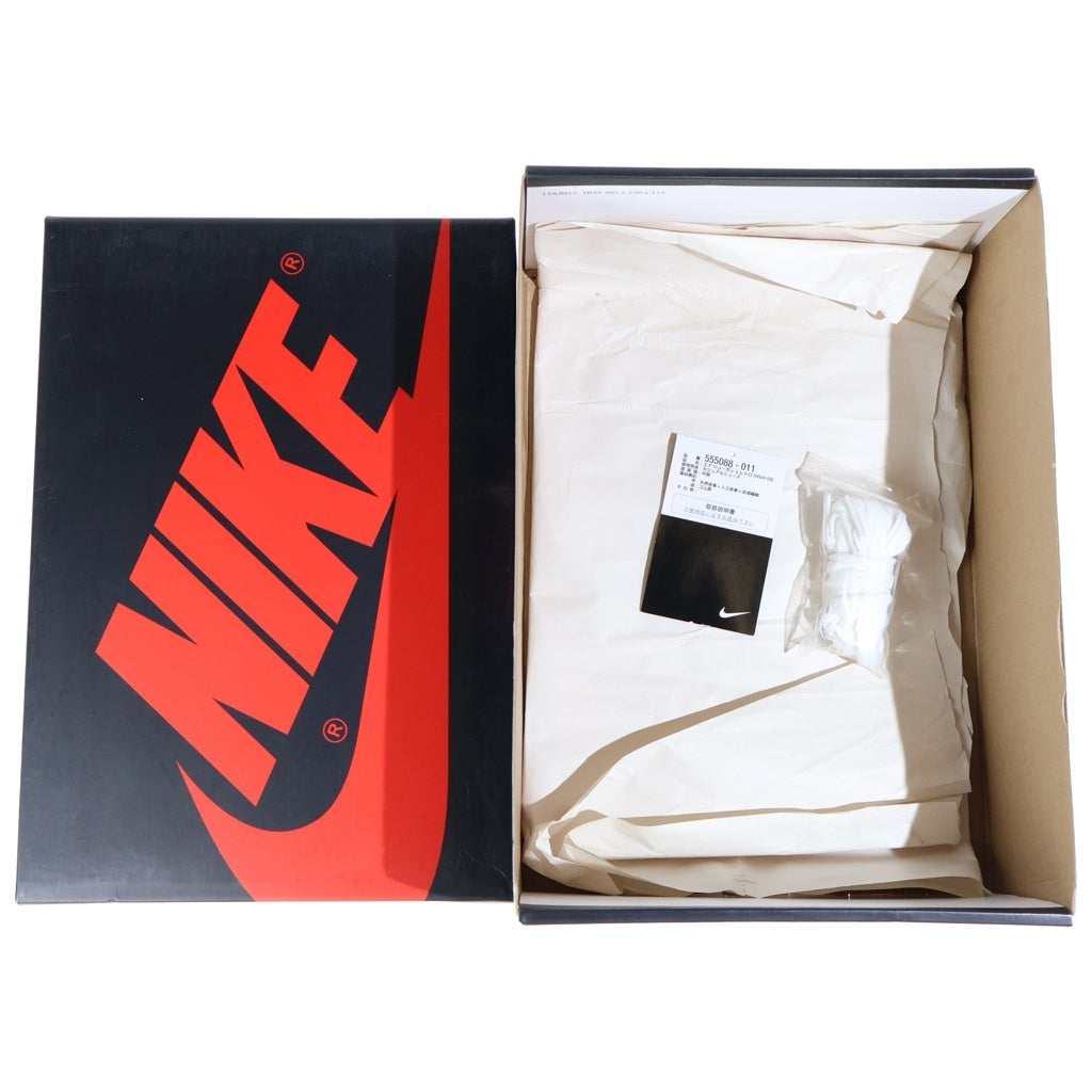 NIKE(ナイキ) AIR JORDAN 1 RETRO HIGH OG YIN YANG PACK 555088-011 エアジョーダン 陰陽パック ハイカットスニーカー ブラック/ホワイト US8.5/26.5cm