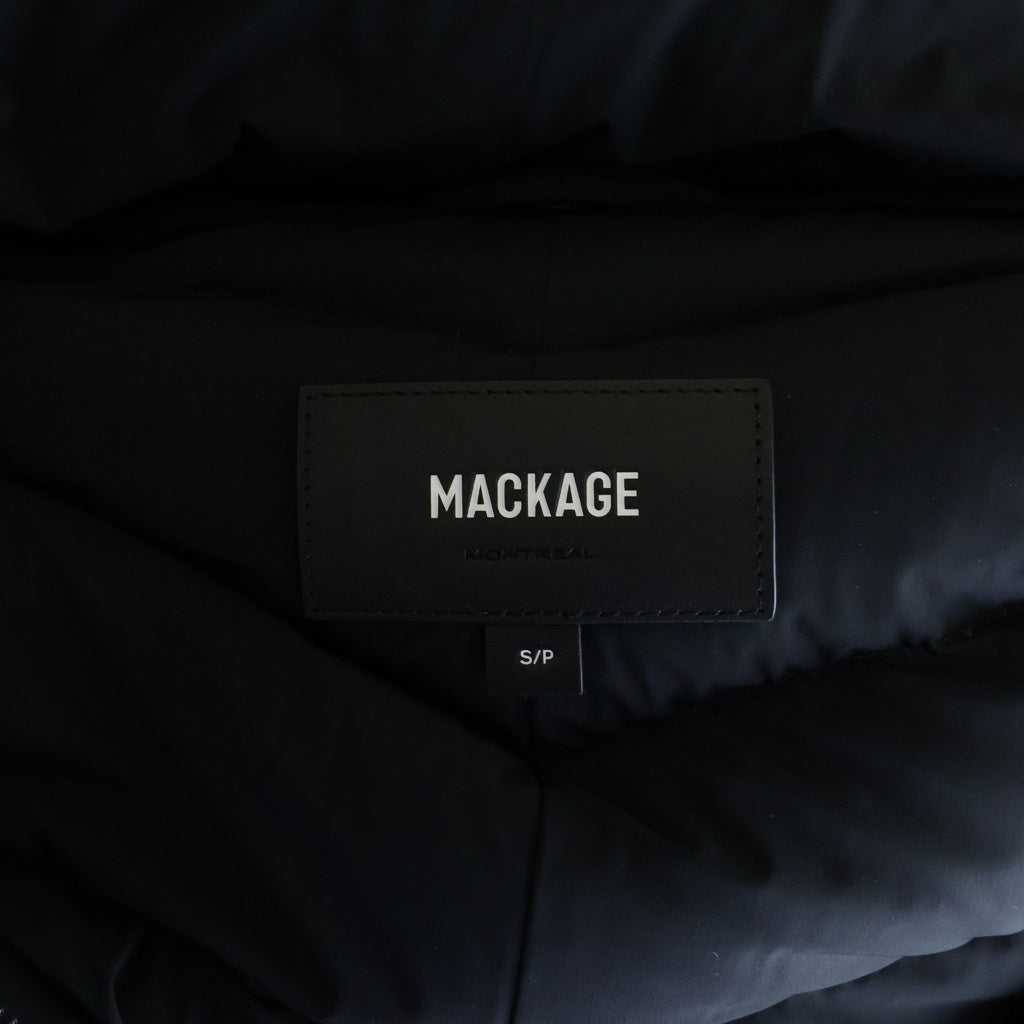 MACKAGE(マッカージュ) FARREN ファレン フーデッド ロングダウンジャケット レディース ブラック 11122606-2A