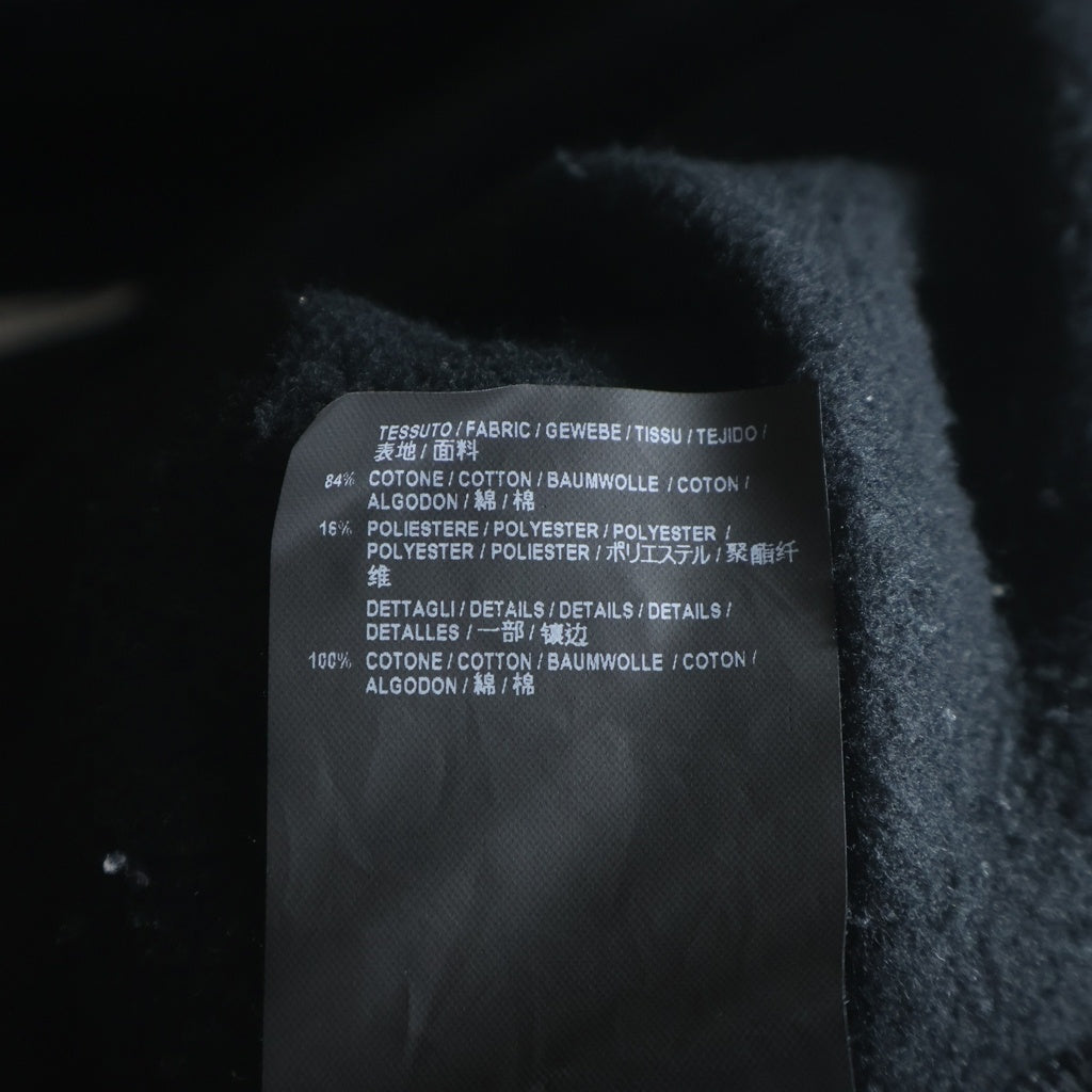 BALENCIAGA(バレンシアガ) パッチワークロゴ スウェットプルオーバーパーカー レディース ブラック 518250 TAV50