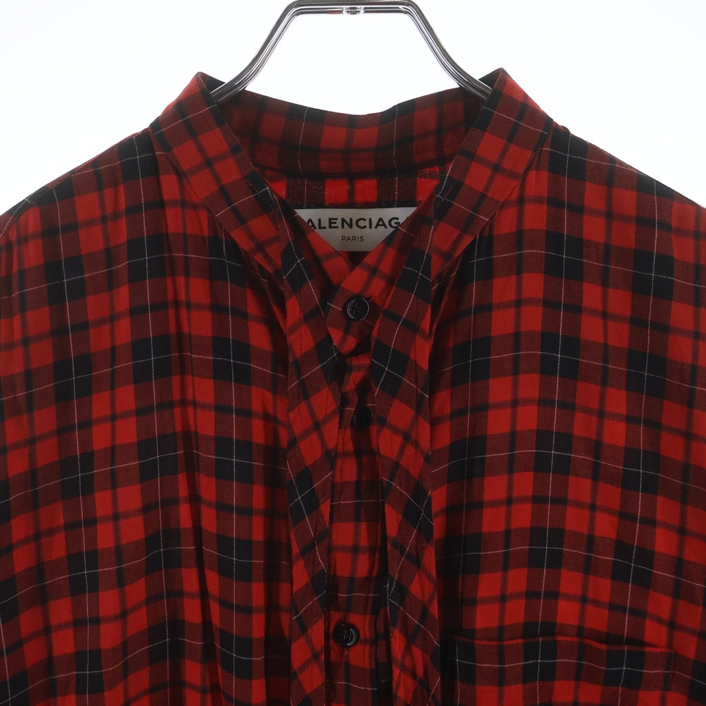 BALENCIAGA(バレンシアガ) 18SS バックロゴ タータンチェック