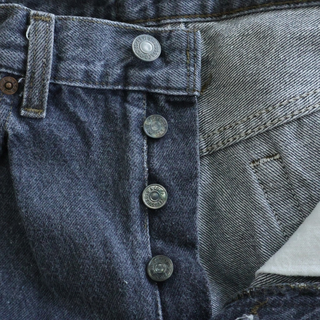 Levi's(リーバイス) 90'S 501-0658 先染めブラック デニムパンツ 97年製 ボタン裏532 ブラック