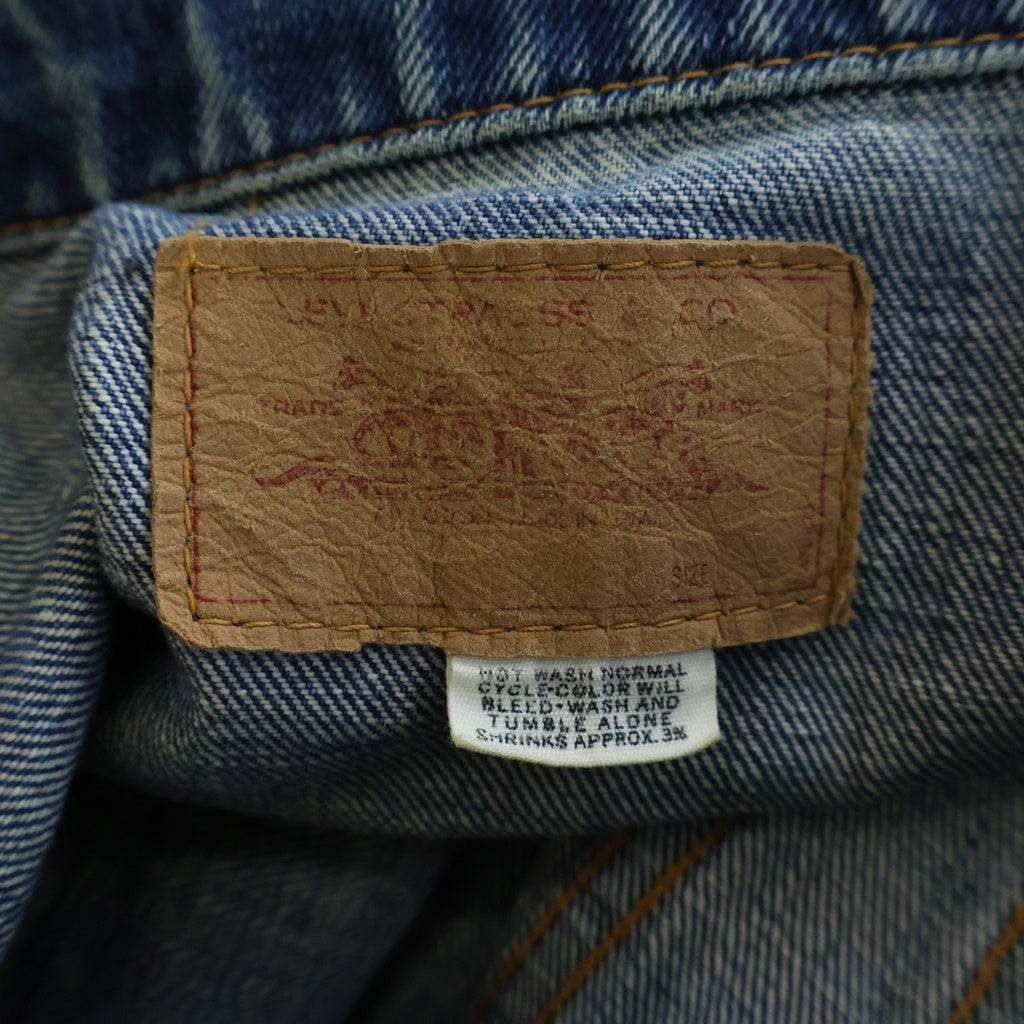 Levi's(リーバイス) 70'S VINTAGE 4th デニムジャケット 不均等BIG E ボタン裏526 インディゴ