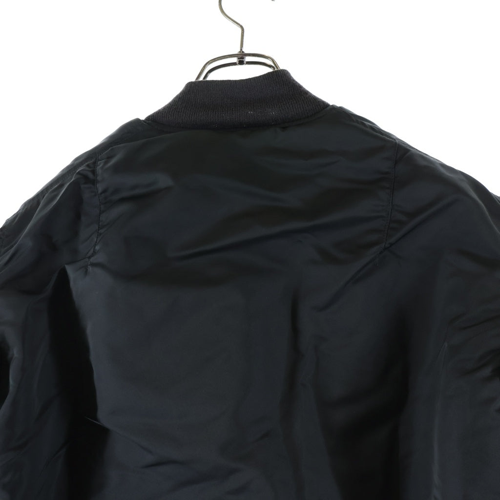ALPHA INDUSTRIES(アルファ インダストリーズ) 90'S MIL-J-8279D MA-1 フライトジャケット 1968年復刻 SCOVILLジップ USA製 ブラック