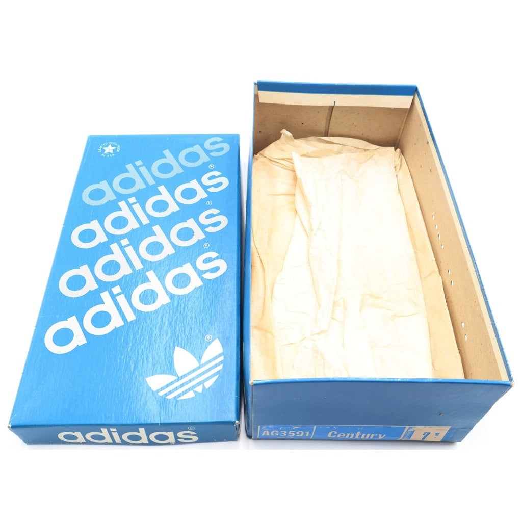 adidas(アディダス) 80'S デッドストック CENTURY AG3591 センチュリー レザー ローカットスニーカー ブラック/ゴールド US7/25cm