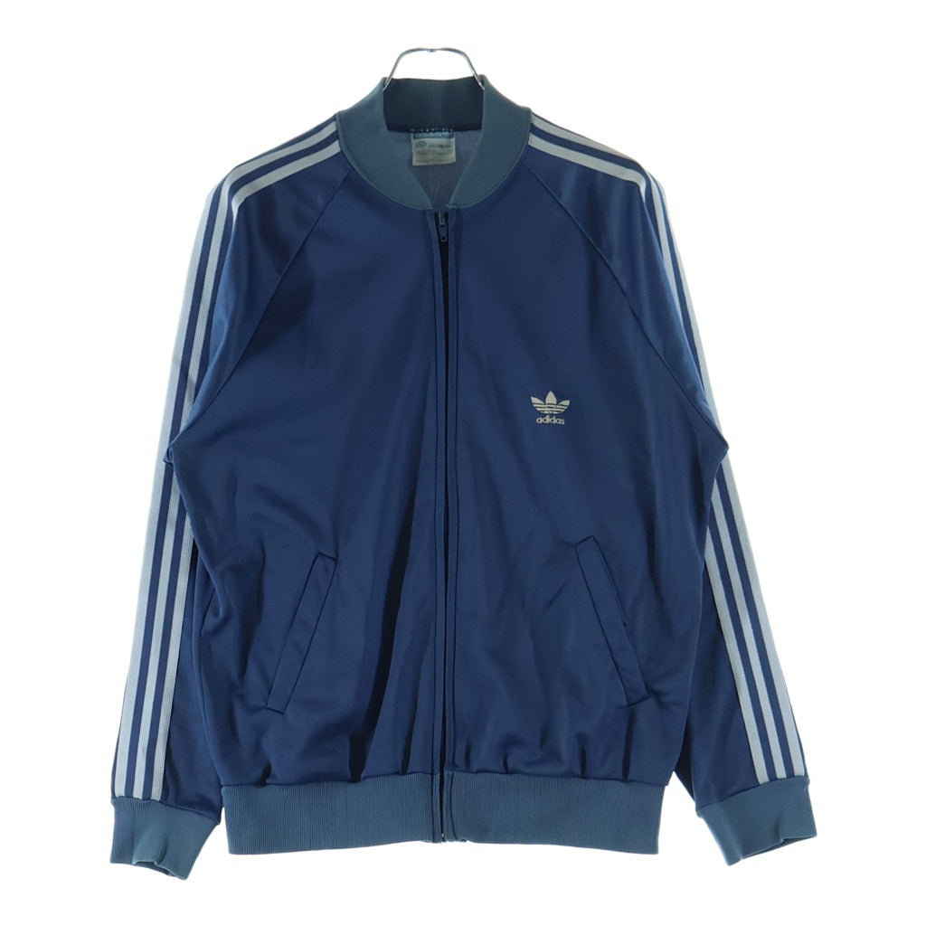 adidas(アディダス) 80'S トレフォイル刺繍ロゴ トラックジャケット ATPタグ ブルー