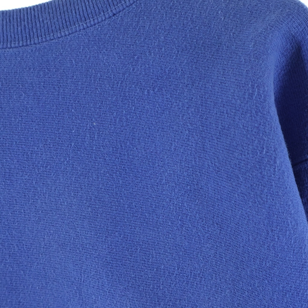 CHAMPION(チャンピオン) 90'S リバースウィーブ スウェットクルーネックシャツ トレーナー 目有り トリコ刺繍タグ USA製 ブルー