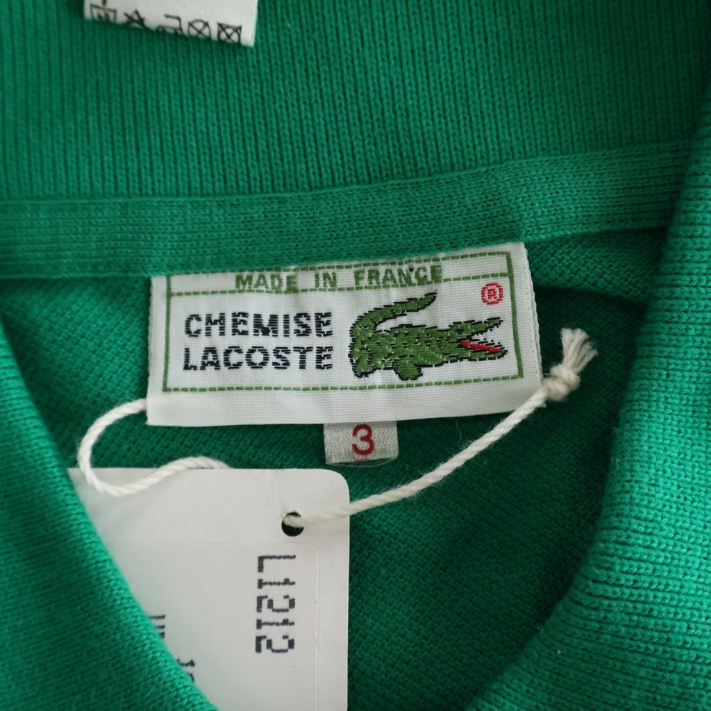 LACOSTE(ラコステ) 70'S デッドストック フランス製 半袖ポロシャツ