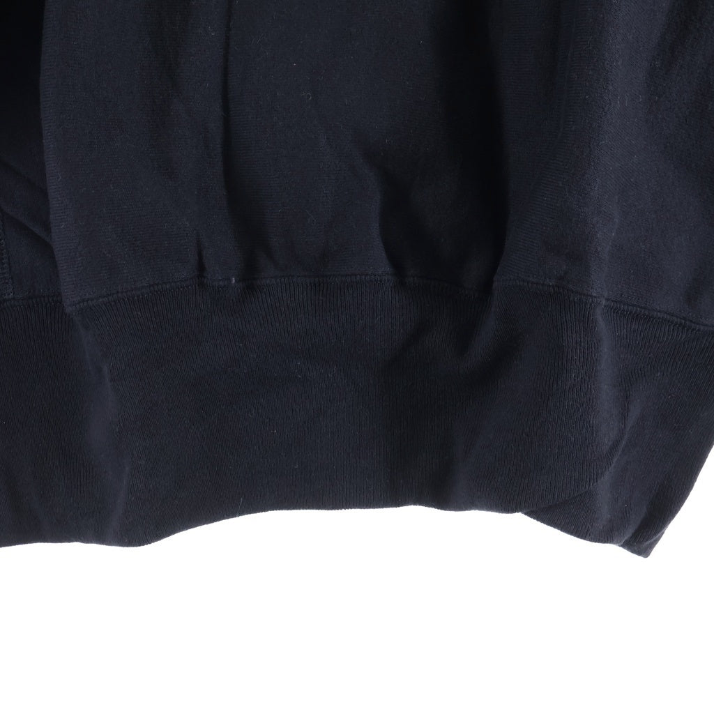 CHAMPION(チャンピオン) 90'S デッドストック リバースウィーブ スウェットシャツ トレーナー 目有り トリコ刺繍タグ メキシコ製 ブラック C5-7023