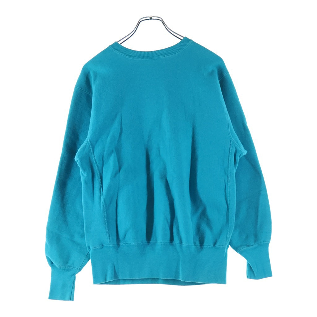 CHAMPION(チャンピオン) 90'S リバースウィーブ スウェットクルーネックシャツ トレーナー 目有り トリコ刺繍タグ USA製 ライトブルー