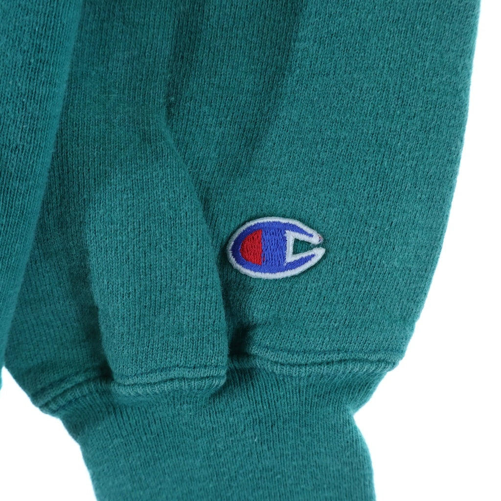 CHAMPION(チャンピオン) 90'S リバースウィーブ スウェットクルーネックシャツ トレーナー 目有り トリコ刺繍タグ USA製 グリーン