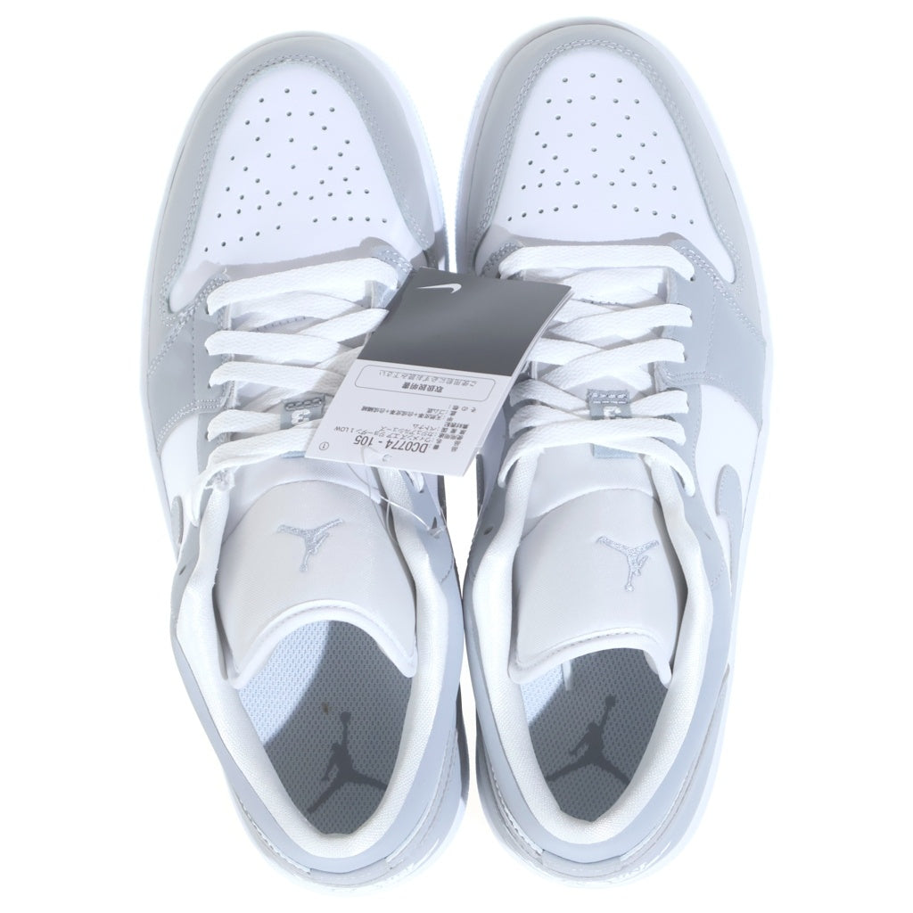 NIKE(ナイキ) WMNS AIR JORDAN 1 LOW WOLF GREY DC0774-105 ウィメンズ エアジョーダン1 ローカットスニーカー ホワイト/グレー US W12/29cm レディース