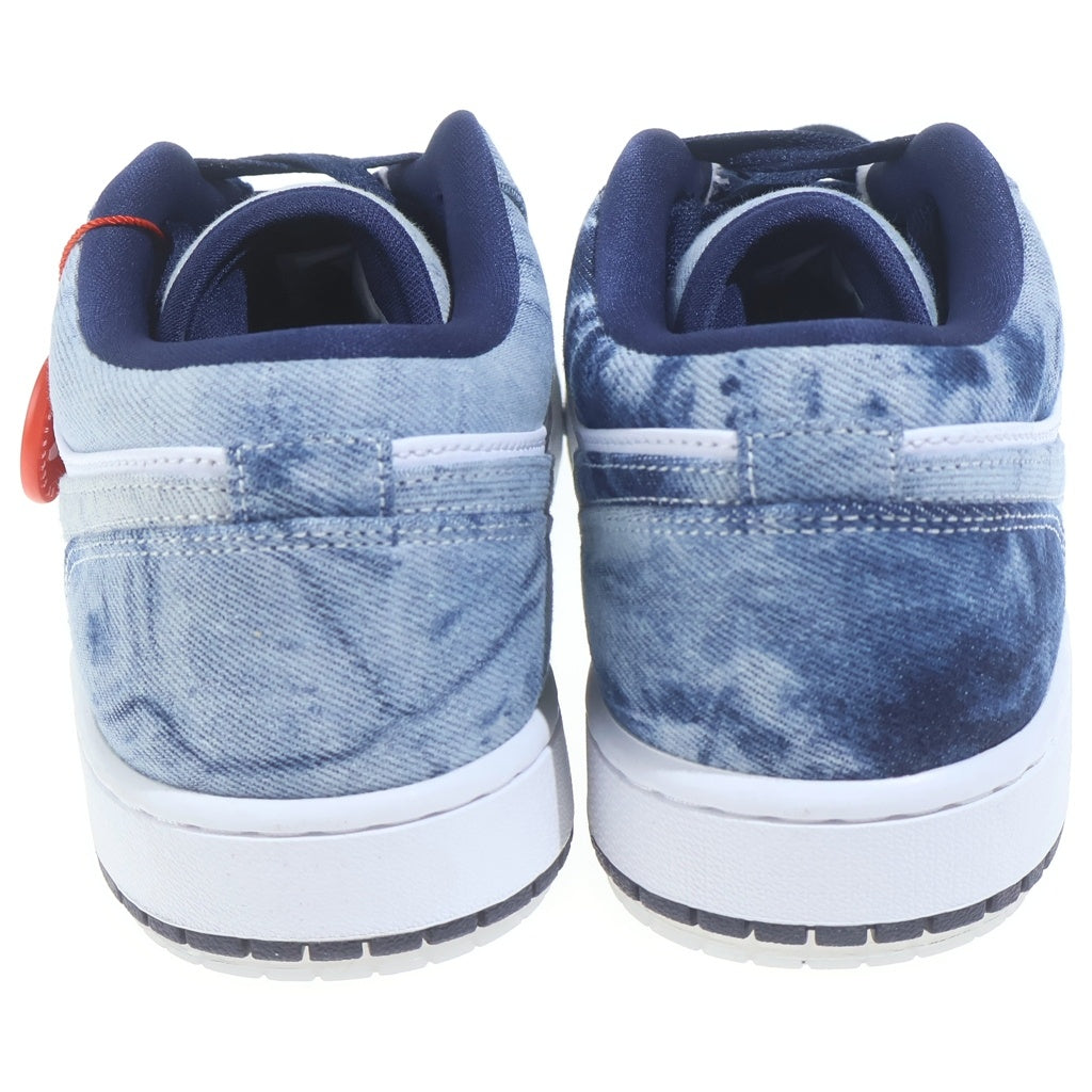 NIKE(ナイキ) AIR JORDAN 1 LOW SE WASHED DENIM CZ8455-100 エアジョーダン1 SE ウォッシュドデニム ローカットスニーカー インディゴ/ホワイト US10.5/28.5cm