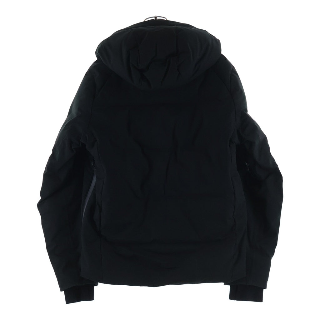 DESCENTE(デサント) 水沢DOWN 内側カモフラ柄 フーデッドダウンジャケット ブラック DOR-C7857