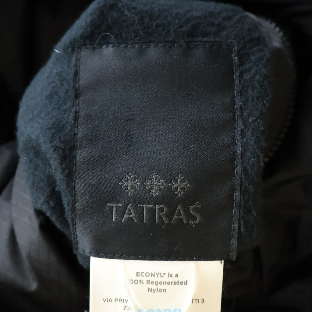 TATRAS(タトラス) ペイズリー柄 リーバーシブル ダウンジャケット ブラック/ホワイト MTSE21A4795-D