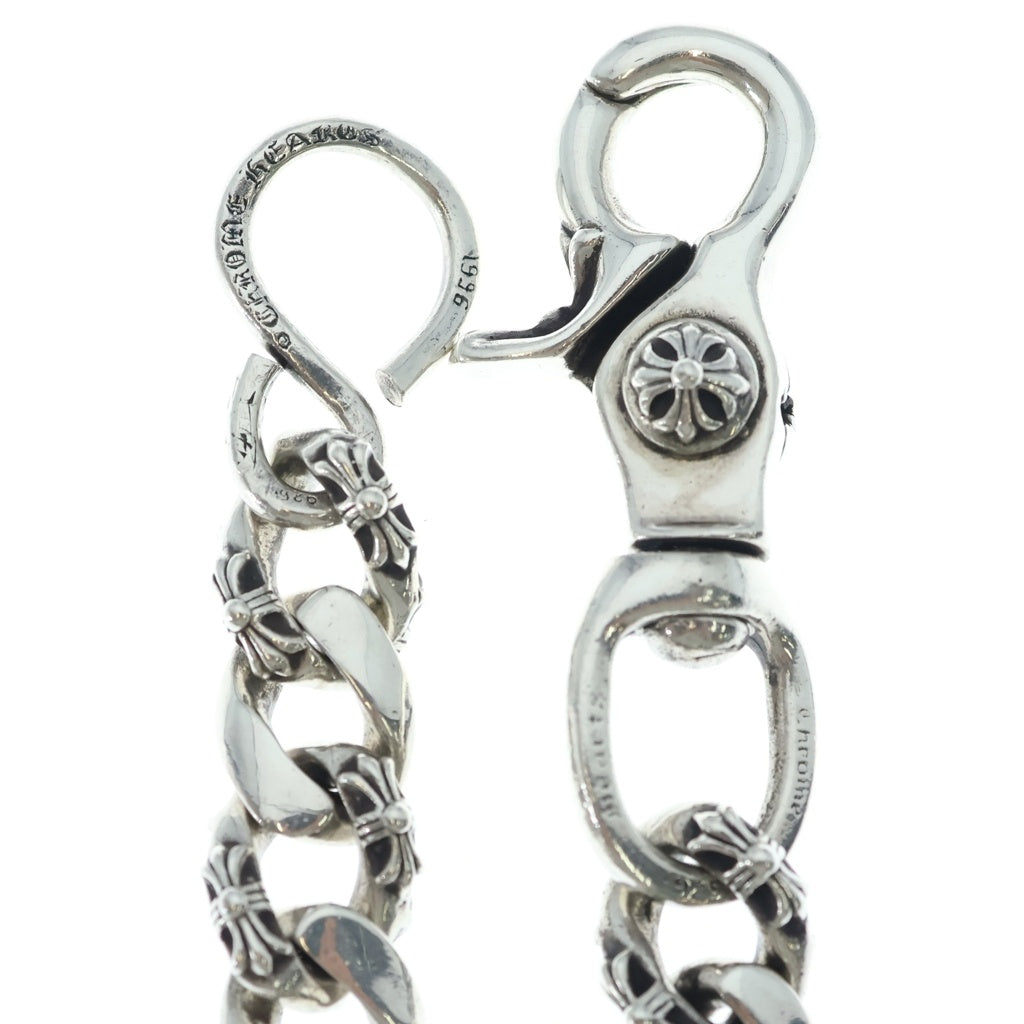 CHROME HEARTS(クロムハーツ) OLD FANCY EX LONG-S/1クリップエクストラロングファンシー ウォレットチェーン シルバー
