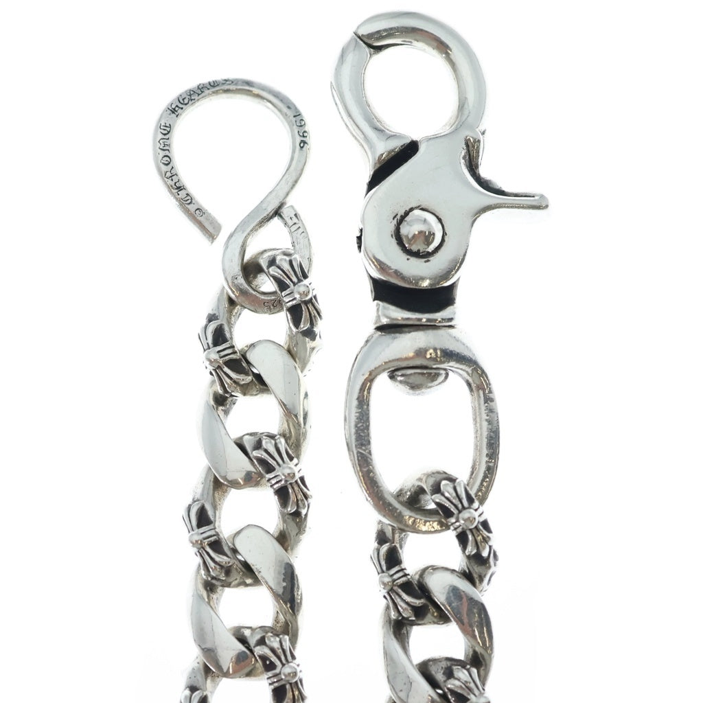CHROME HEARTS(クロムハーツ) OLD FANCY EX LONG-S/1クリップエクストラロングファンシー ウォレットチェーン シルバー